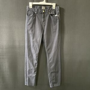 H&M Jeans Mens 30x28 Navy Slim Fit Tapered Denim Pants Casual